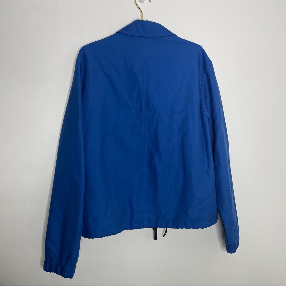 AMI Alexandre Mattiussi Mens Bomber Jacket Cobalt Blue Size XXL - Picture 2 of 6